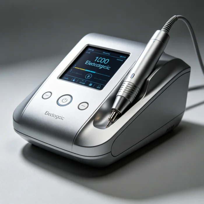 A modern electrolysis machine with a digital display