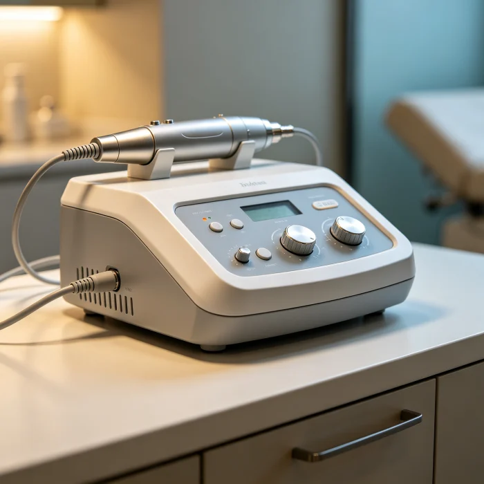 professional electrolysis machine in a salon
