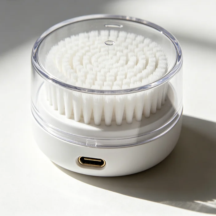 rechargeable face brush with replaceable heads